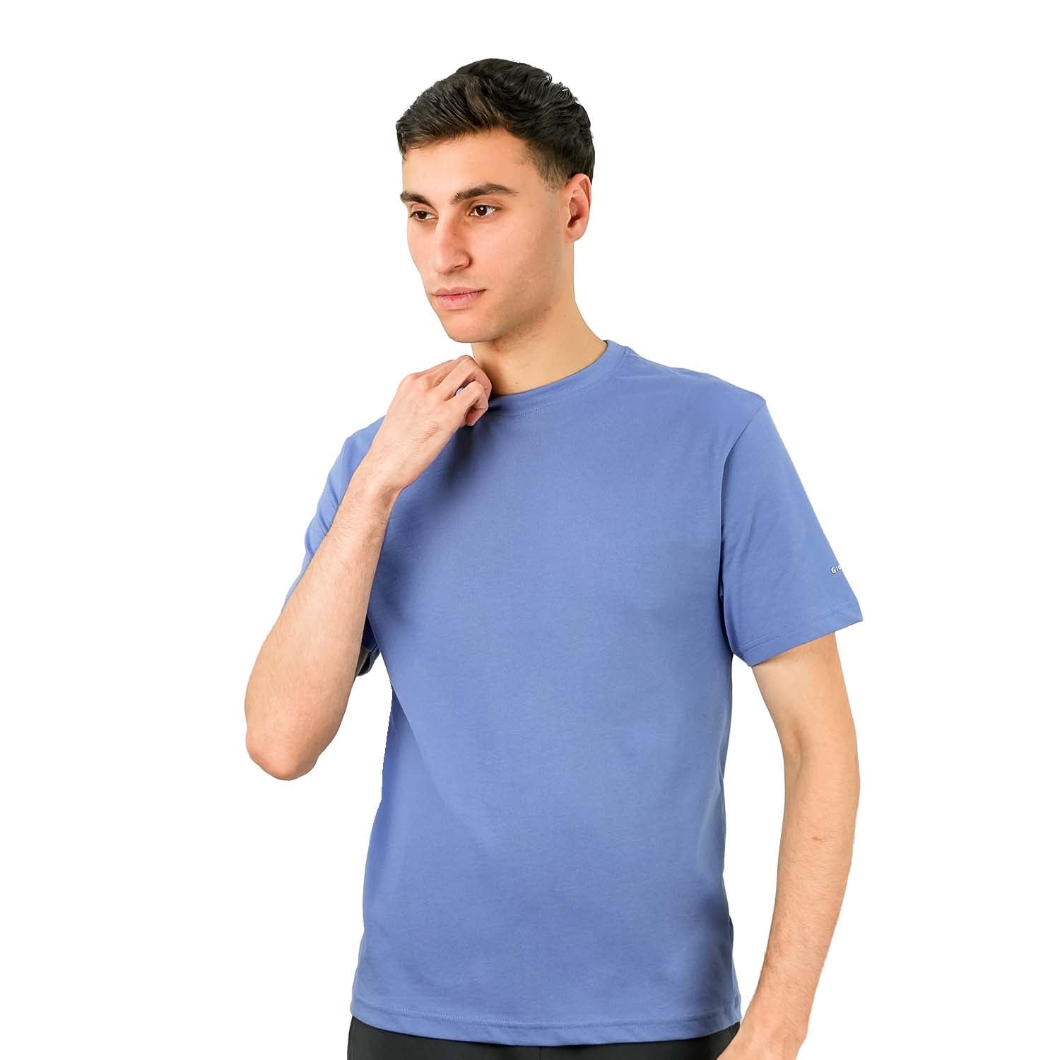 Men's Giordano Cotton Crewneck Slim Fit Tee - Short Sleeve