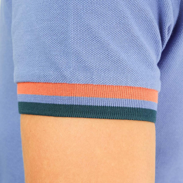 Men's Performance Polo: Classic Piqué, Tipped Collar, Embroidered Detail