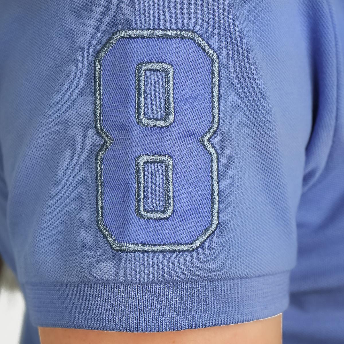 قميص بولو نابليون مطرز بقصّة Slim Fit للنساء