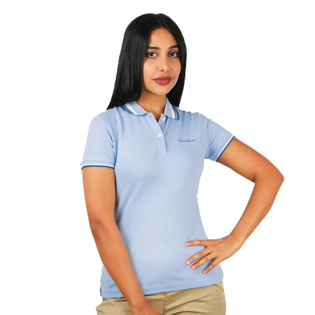 Women's Classic Cotton Pique Polo - Slim Fit, Embroidered Detail