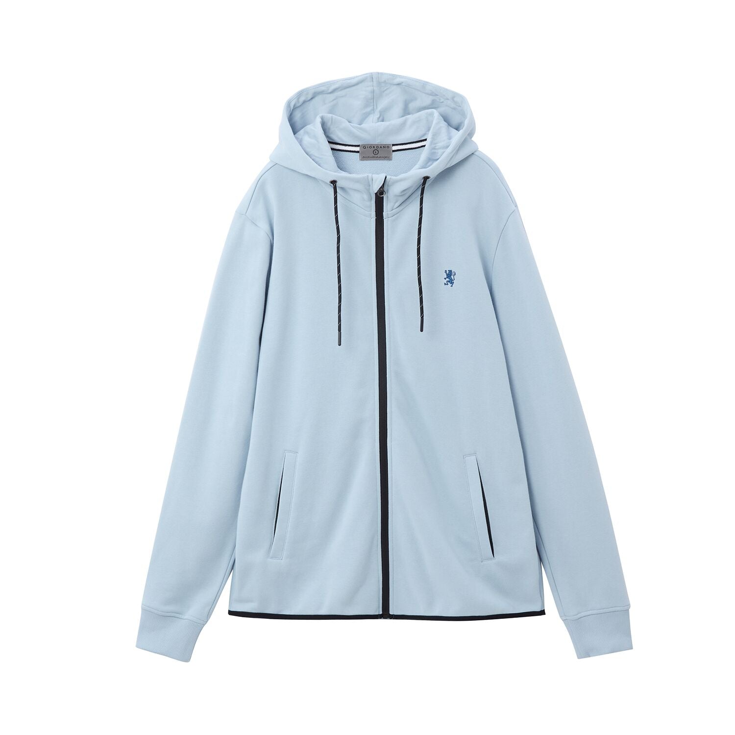 CTN/PLYSTR FRNCH TRY HDE LS SLM ZIPPER KNT JCKT