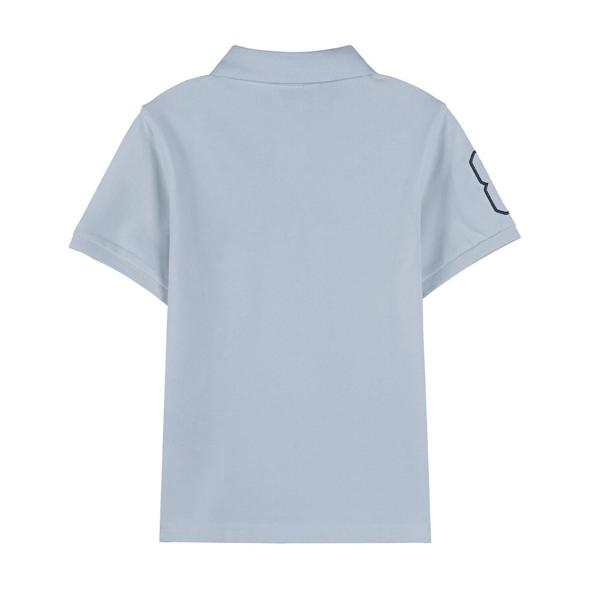 Kids' Lion Polo: 3D Embroidery, Comfort Piqué, Classic Style