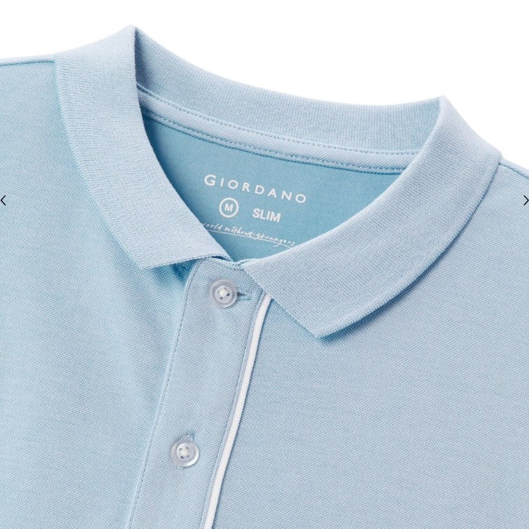 Men's Slim Fit Solid Pique Polo