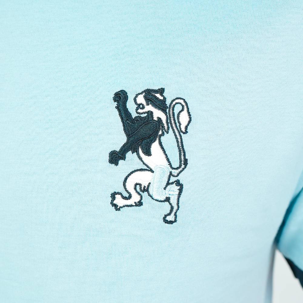 Men's Slim Cotton Crew Neck Embroidery Tee