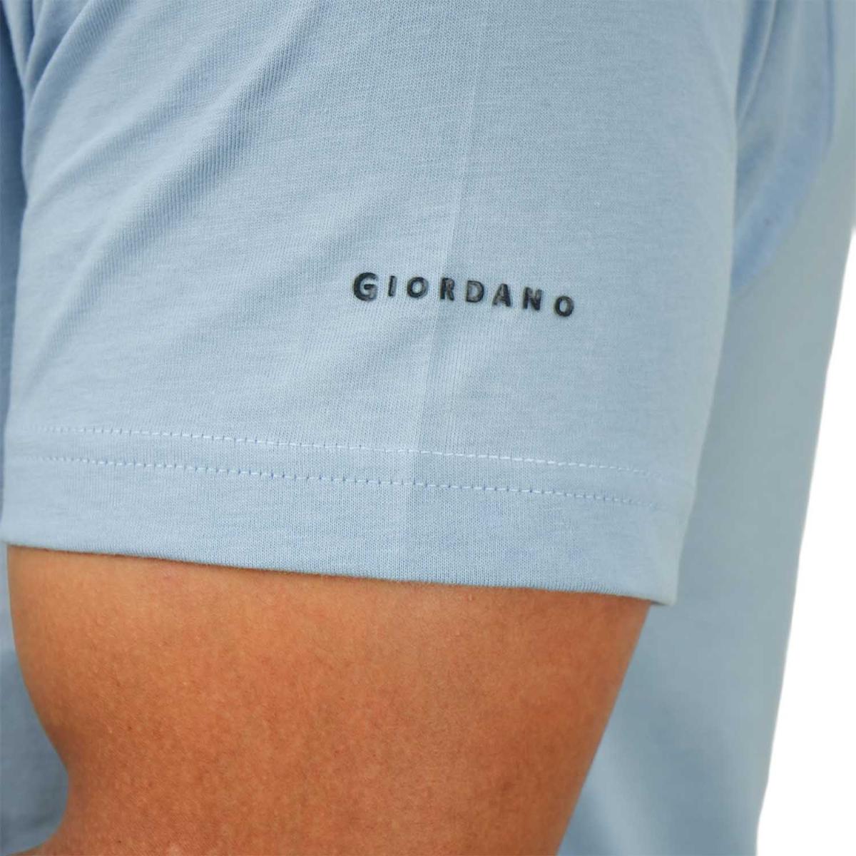 Men's Giordano Cotton Crewneck Slim Fit Tee - Short Sleeve