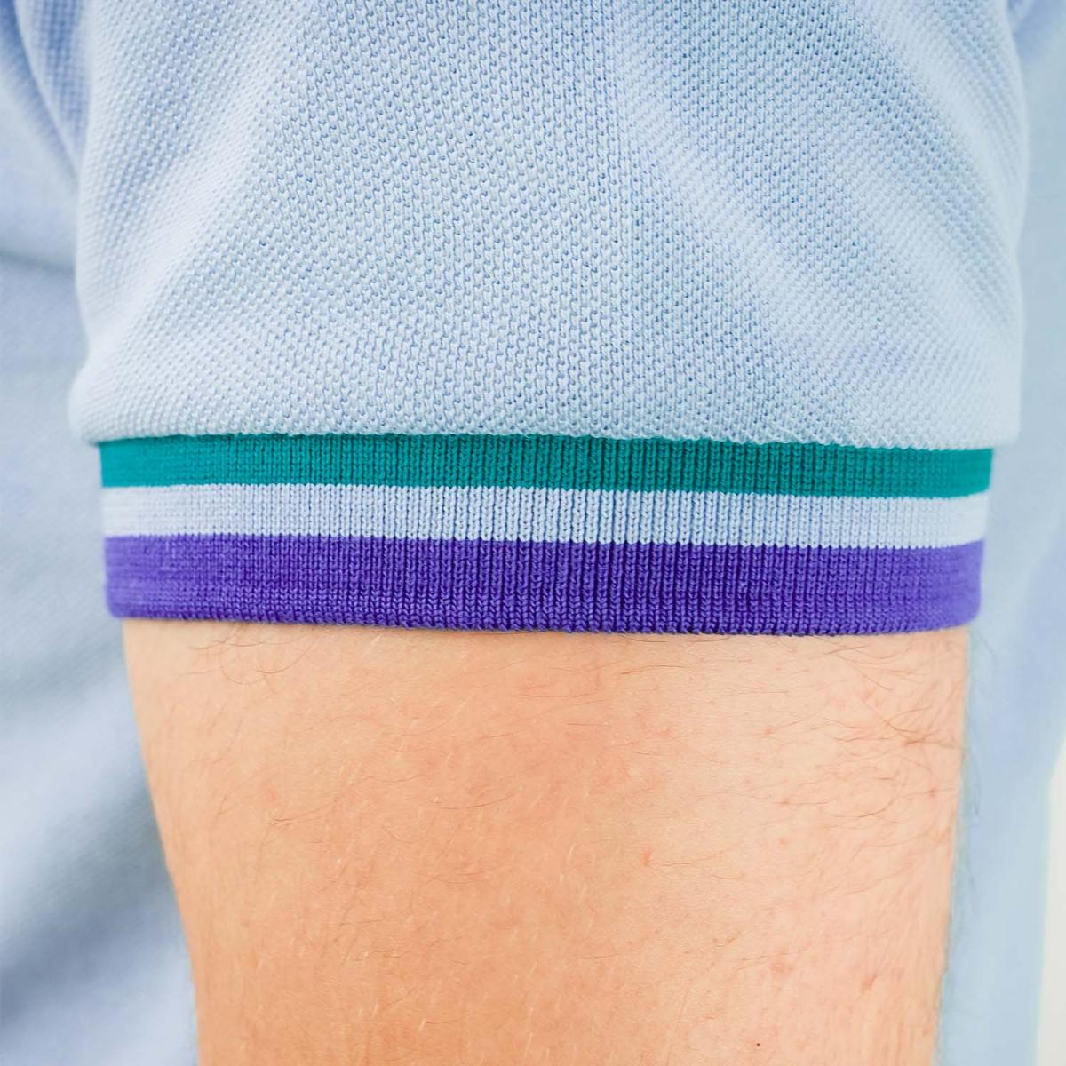 Men's Performance Polo: Classic Piqué, Tipped Collar, Embroidered Detail