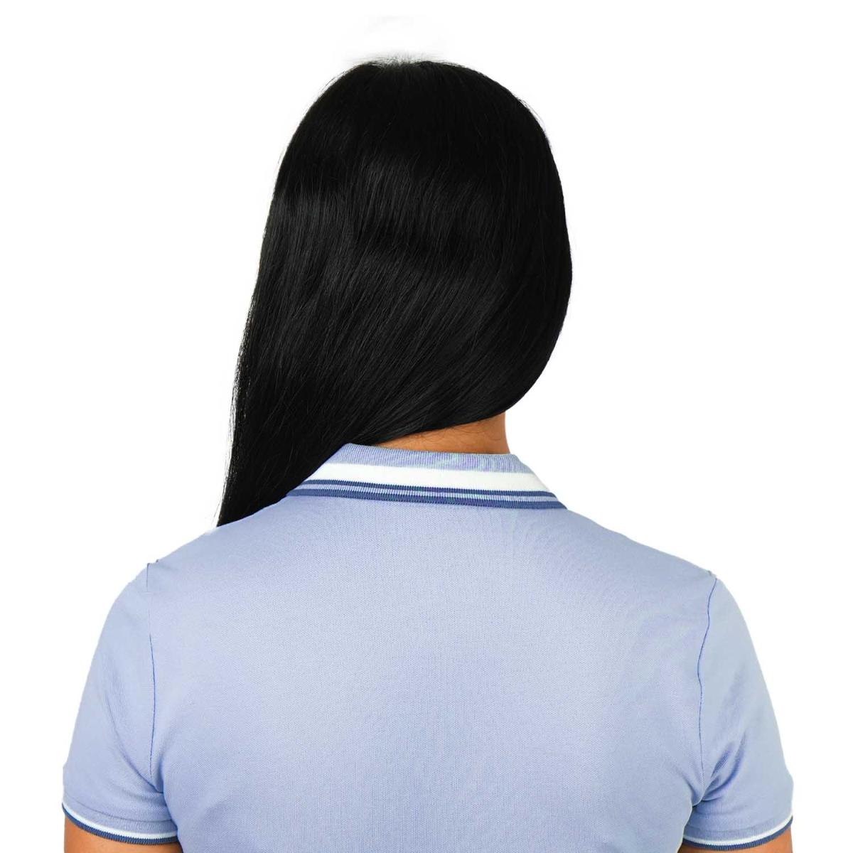 قميص بولو نسائي كلاسيكي من القطن بيكيه - قصة ضيقة، تفاصيل مطرزة