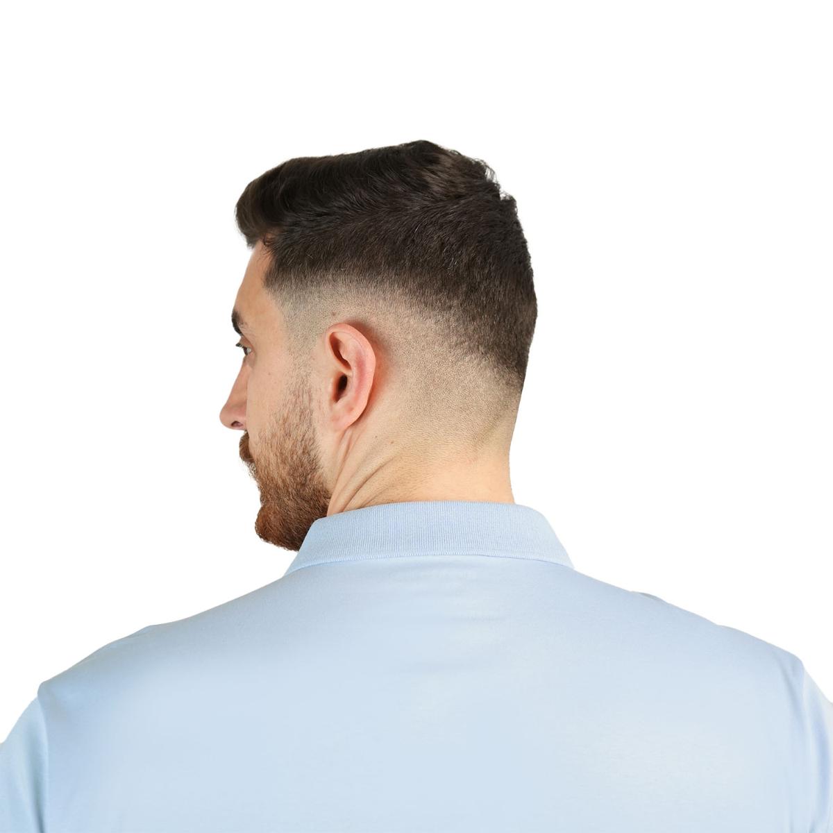 Cotton Interlock Flat Knit Color Short Sleeve Slim Embroidered Solid Polo (Liquid Touch)