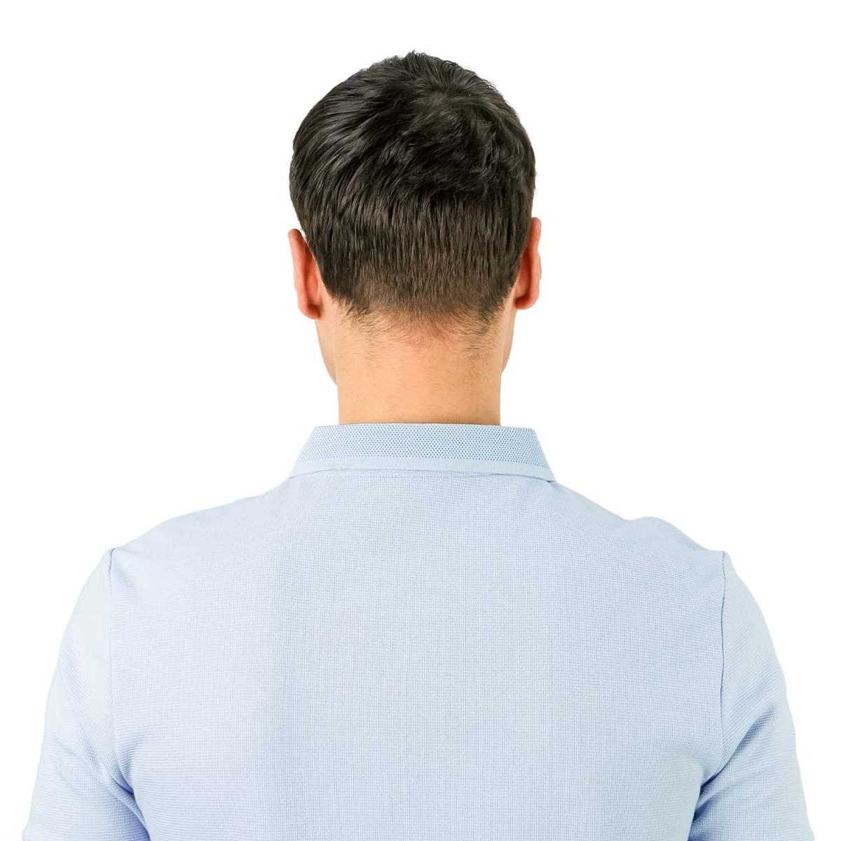 Men's Cotton Blend Waffle Knit Solid Polo