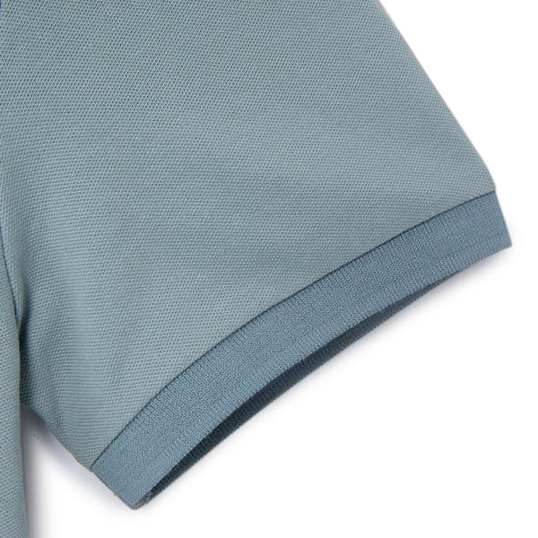 Men's 3D Lion Polo: Slim Fit, Bold Embroidery, Premium Pique