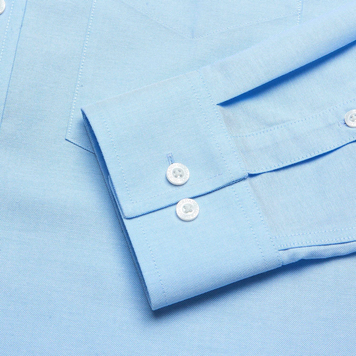 Men’s Cotton Long-Sleeve Wrinkle-Free Shirt