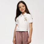 Kids' Lion Polo: 3D Embroidery, Comfort Piqué, Classic Style