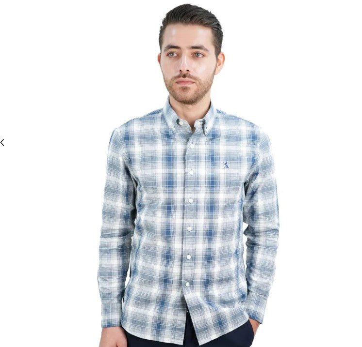 Men's Lion Cotton Oxford Shirt