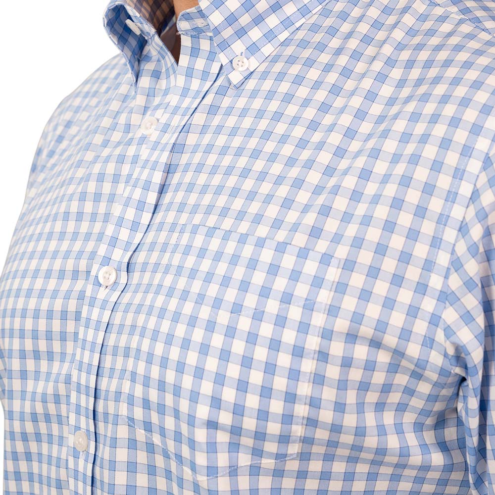 Men's Wrinkle-Free Long Sleeve Cotton Oxford Shirt