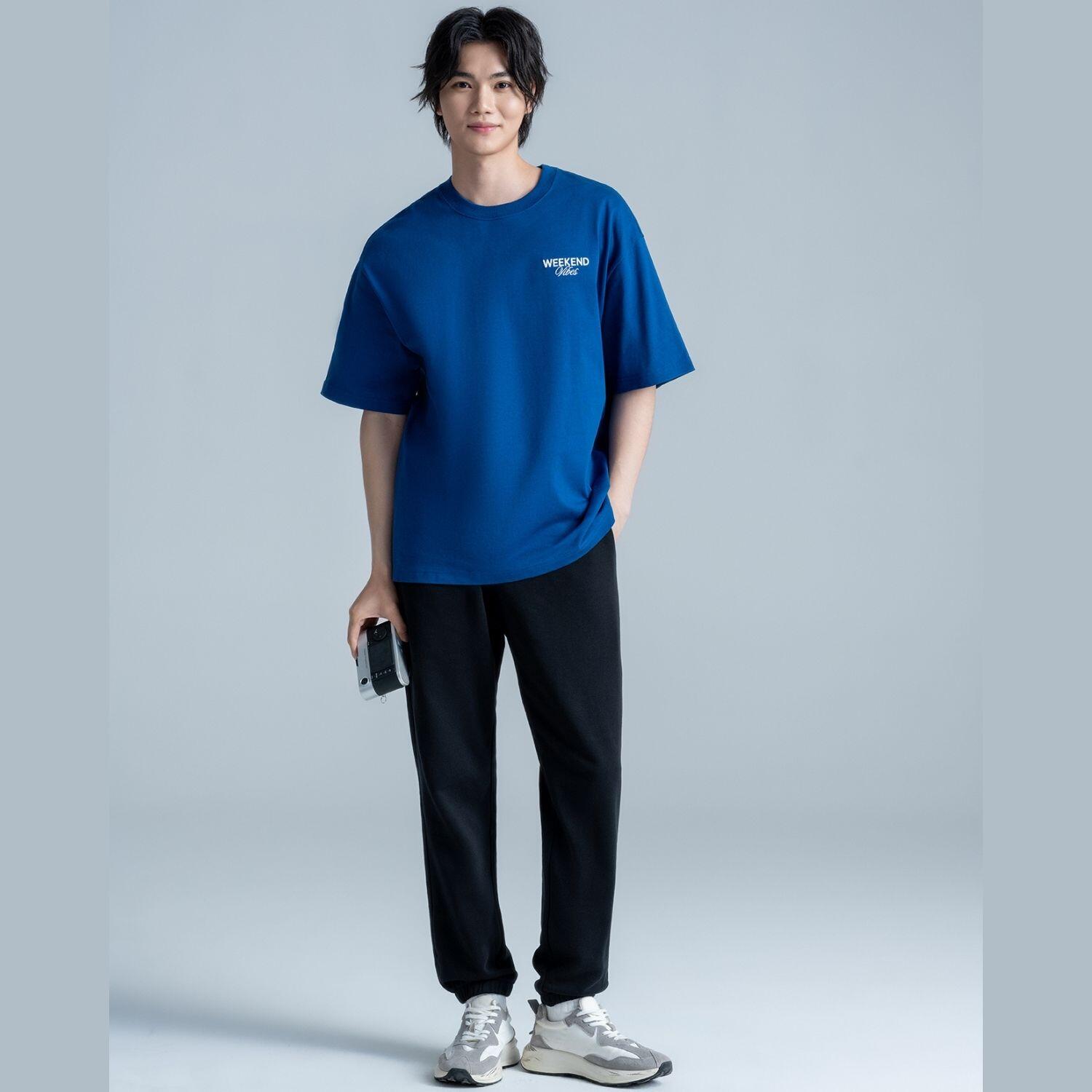 Men's Oversized Cotton Crew Neck Print Tee | Wander City Collection