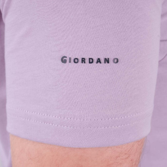 Men's Giordano Cotton Crewneck Slim Fit Tee - Short Sleeve