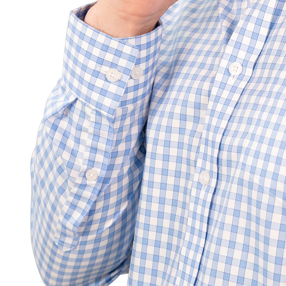 Men's Wrinkle-Free Long Sleeve Cotton Oxford Shirt