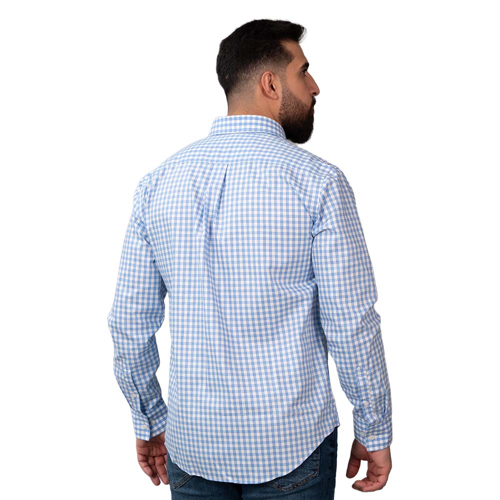 Men's Wrinkle-Free Long Sleeve Cotton Oxford Shirt