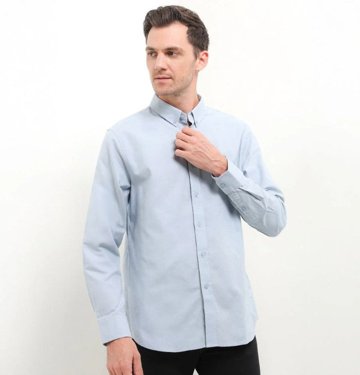 Men's Lion Cotton Oxford Shirt