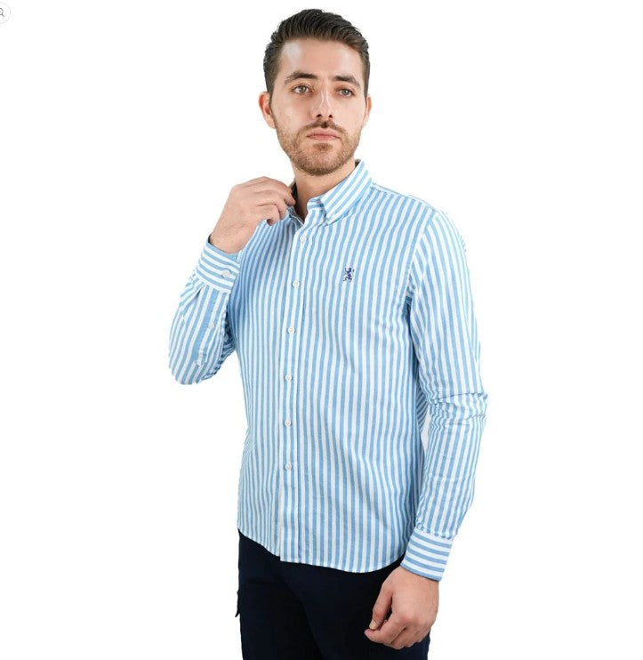 Men's Lion Cotton Oxford Shirt