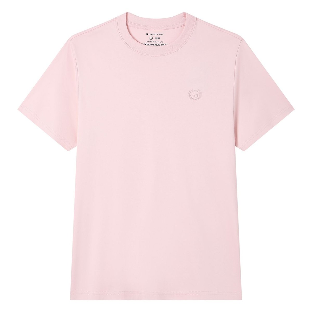 Men's Slim Fit Liquid Touch Cotton Crew Neck Tee