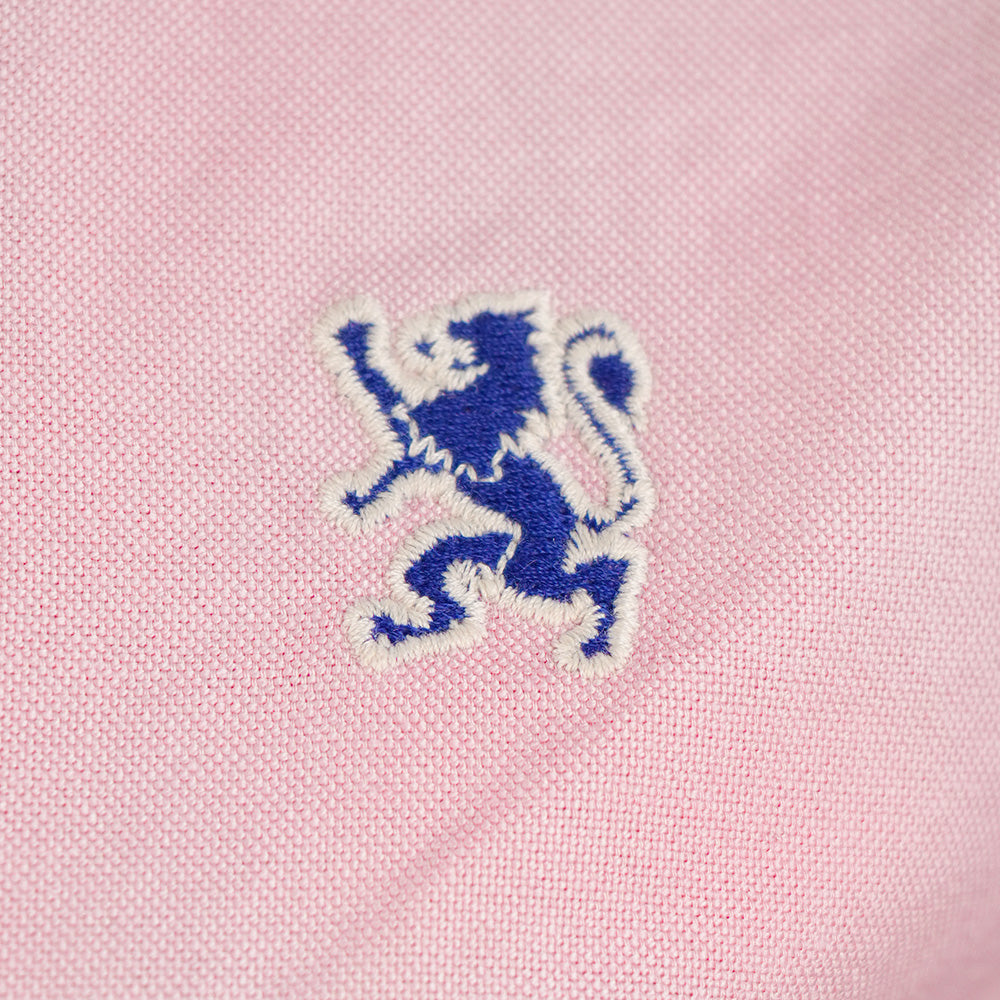 Women’S Slim Fit Cotton Oxford Shirt – Acute Collar With Embroidery