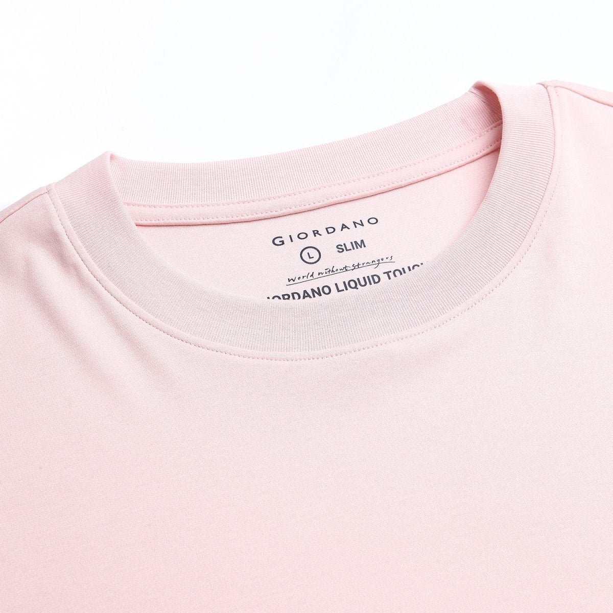 Men's Slim Fit Liquid Touch Cotton Crew Neck Tee