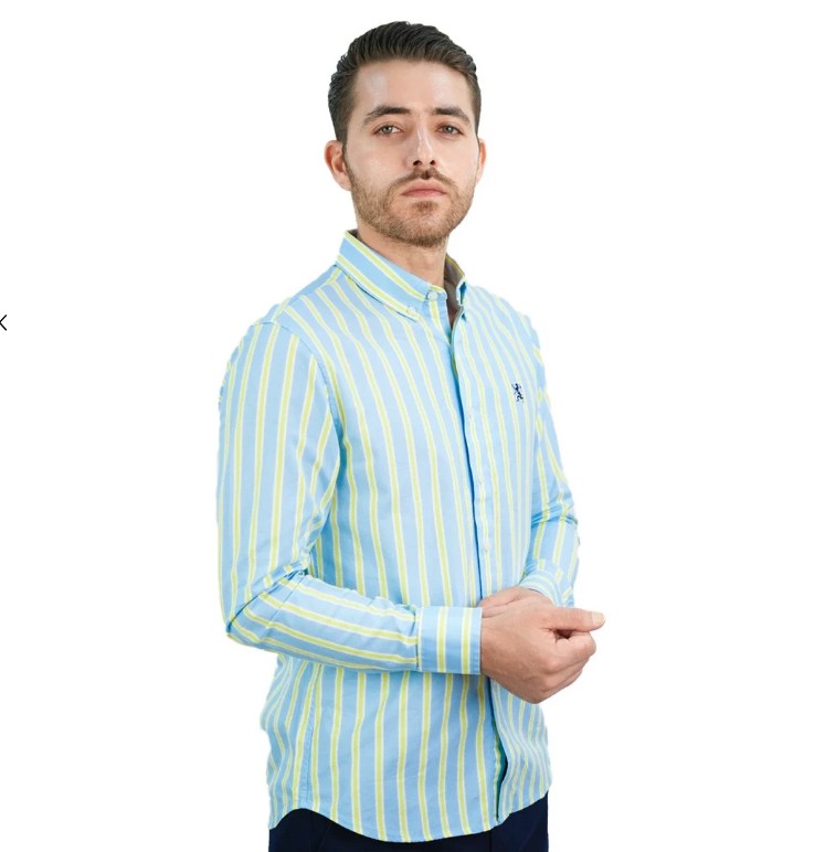 Men's Lion Cotton Oxford Shirt