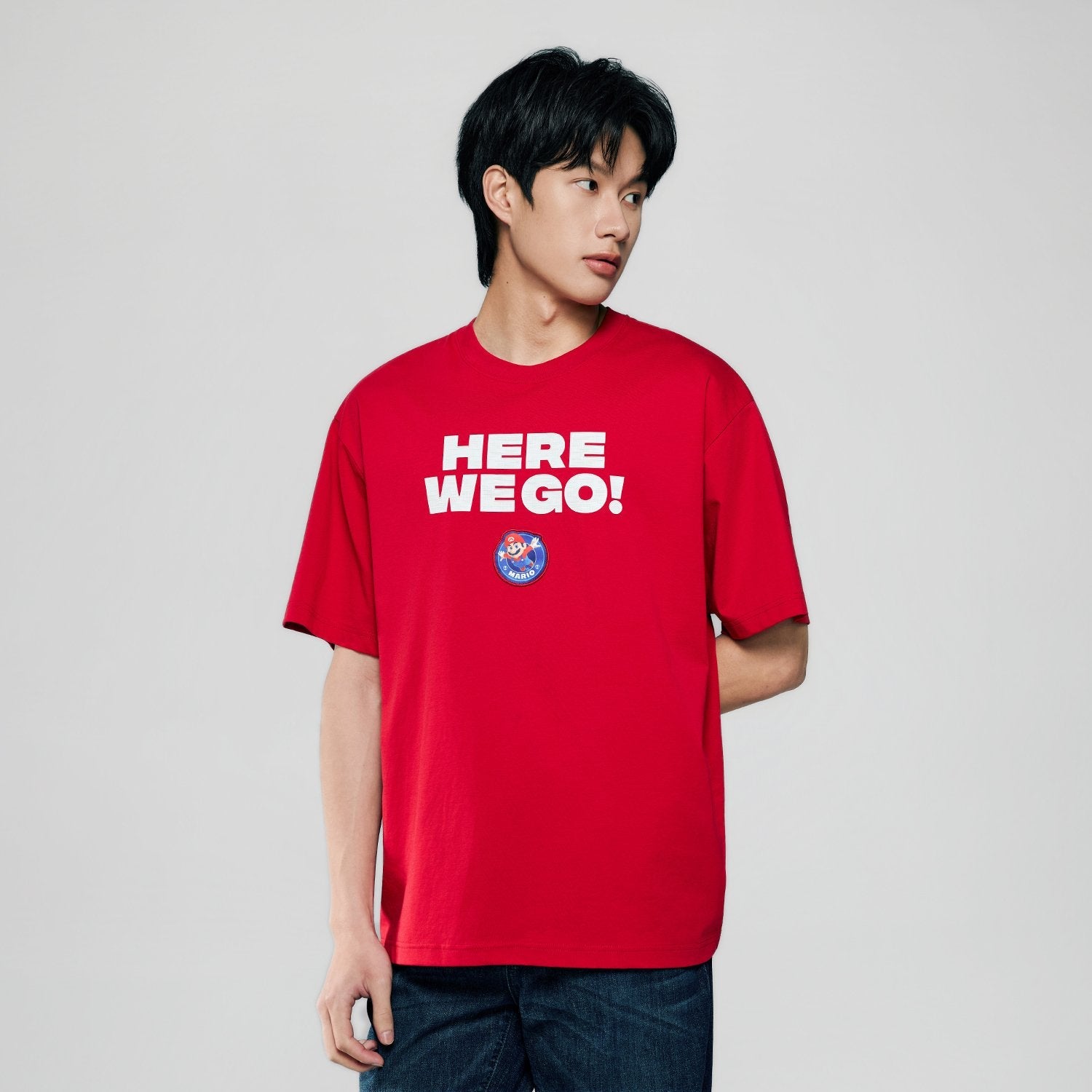 Men's Super Mario Relaxed Print Tee