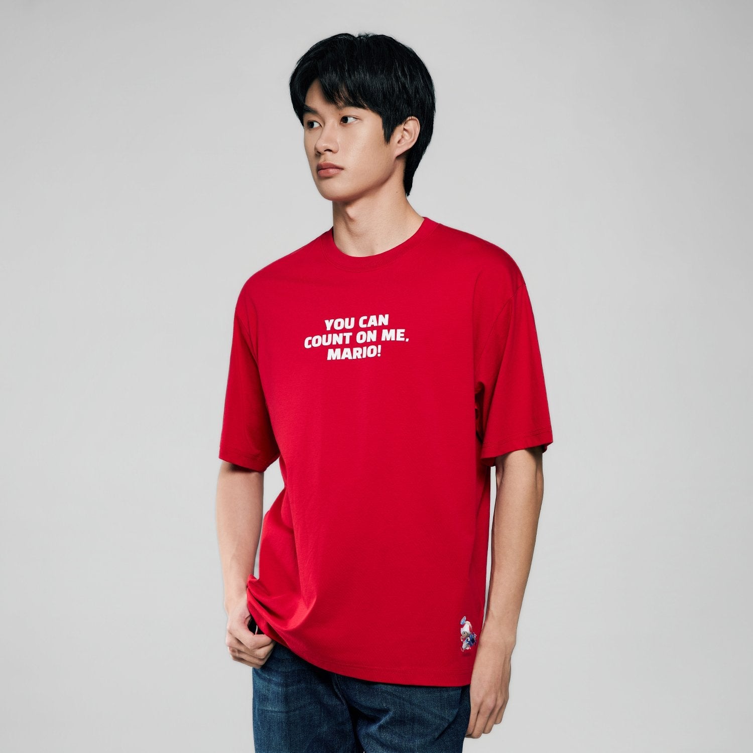 Men's Super Mario Relaxed Print Tee