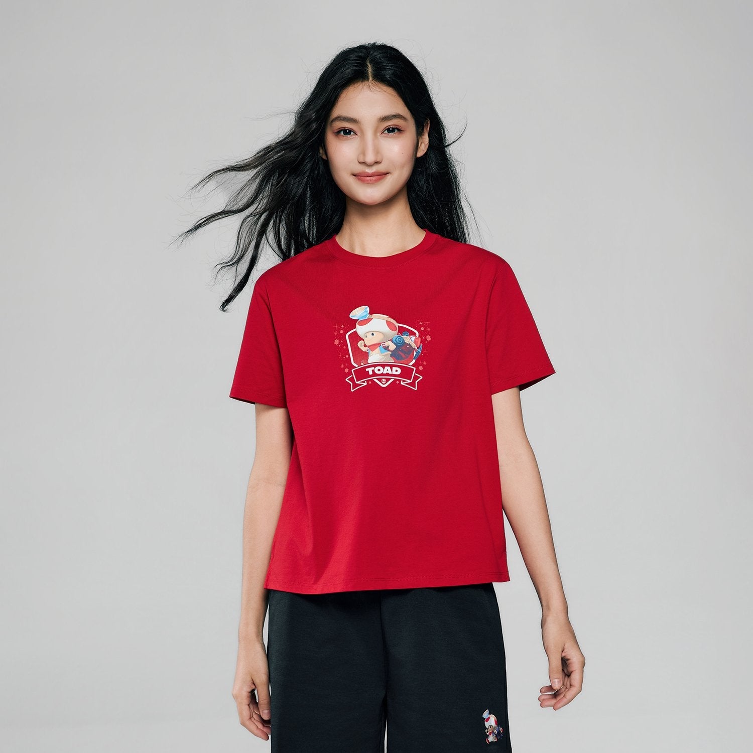 Women's Super Mario Relaxed Print Tee