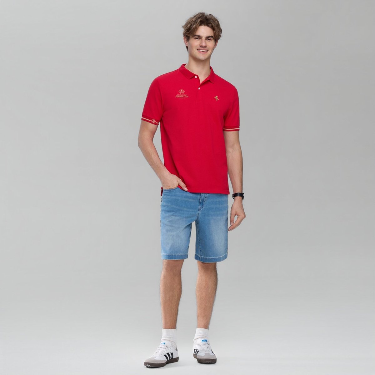 Men's Slim Fit Club House Lacoste Polo