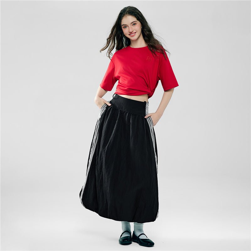 Women's Embroidered Cotton Liquid Touch Tee