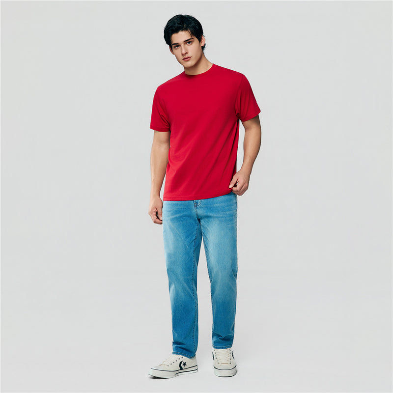 Men’s Slim Fit Cotton Crew Neck Tee