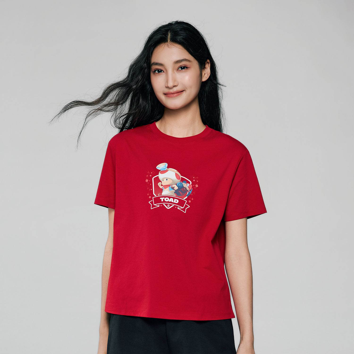 Women's Super Mario Relaxed Print Tee