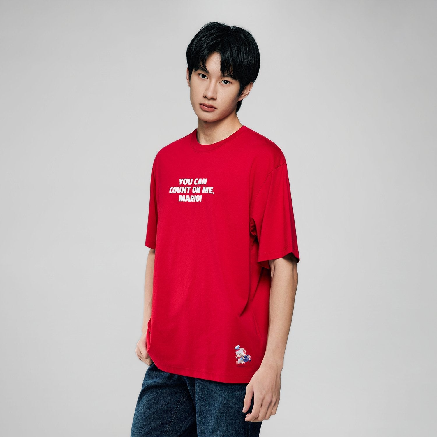 Men's Super Mario Relaxed Print Tee