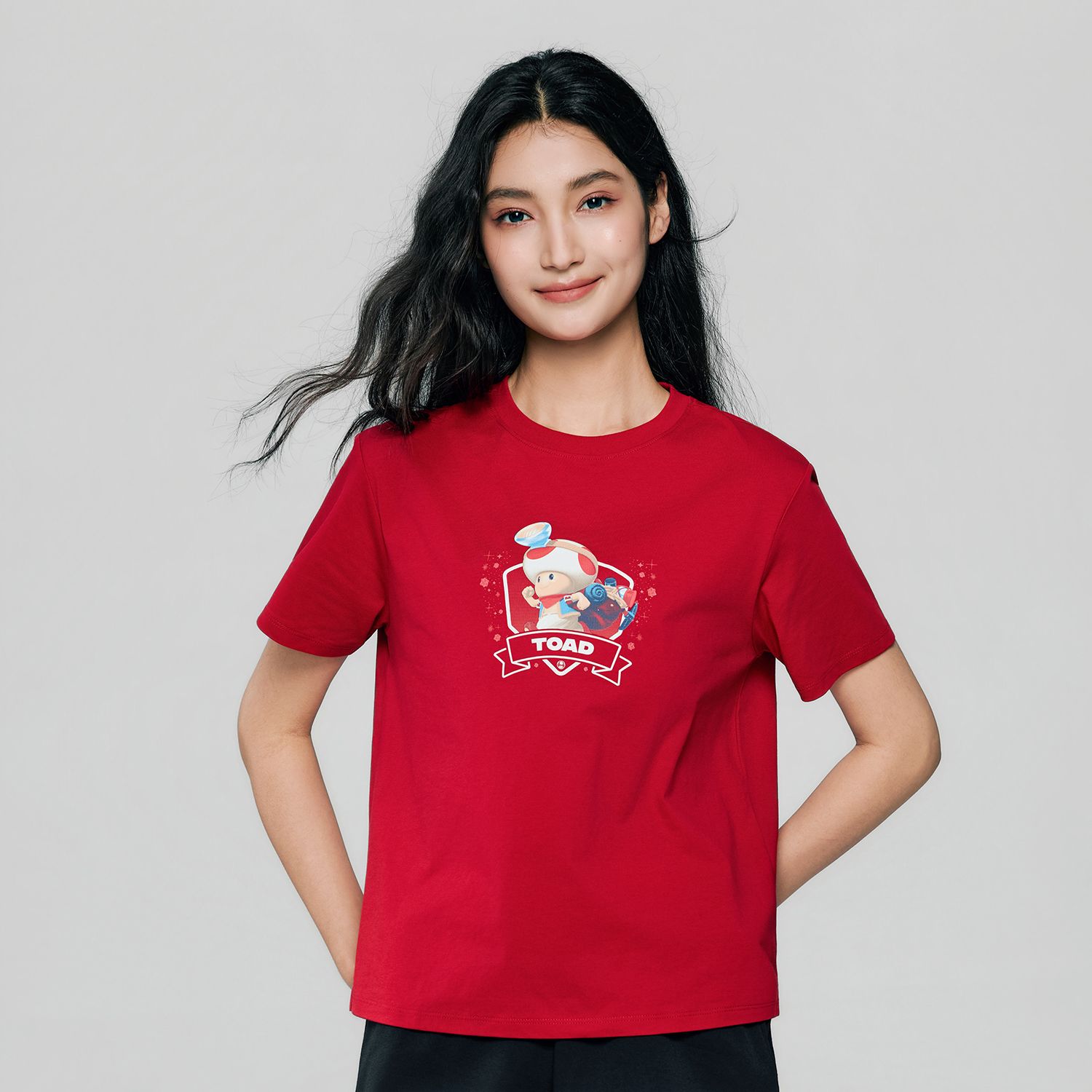 Women's Super Mario Relaxed Print Tee