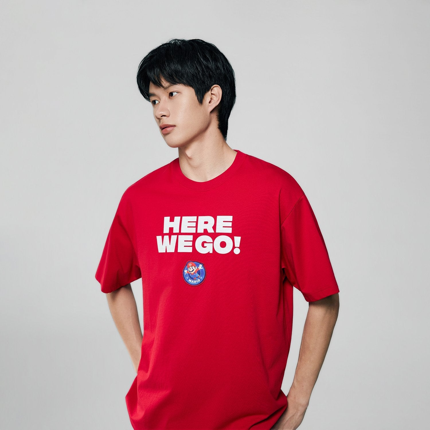 Men's Super Mario Relaxed Print Tee