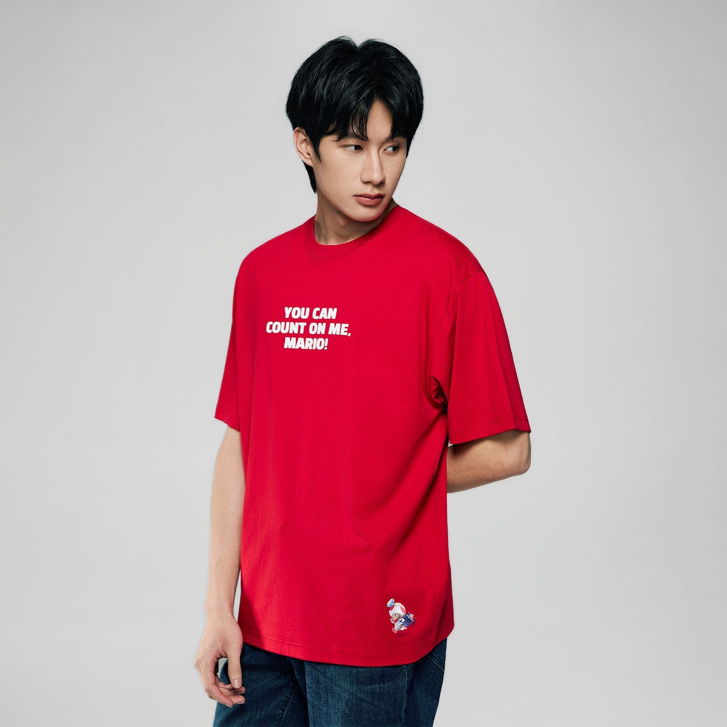 Men's Super Mario Relaxed Print Tee