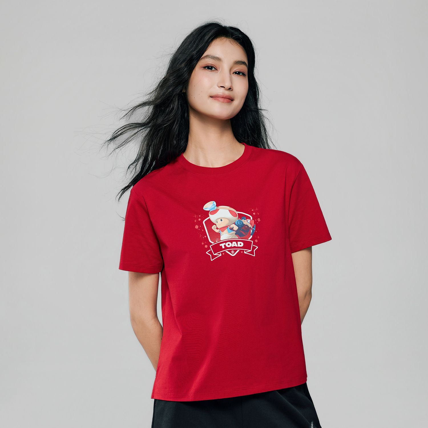 Women's Super Mario Relaxed Print Tee