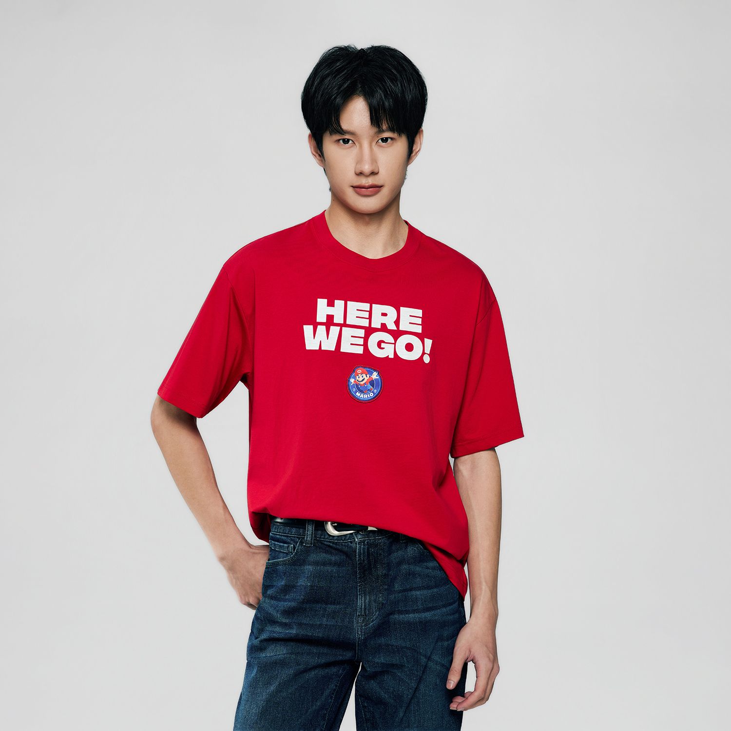 Men's Super Mario Relaxed Print Tee