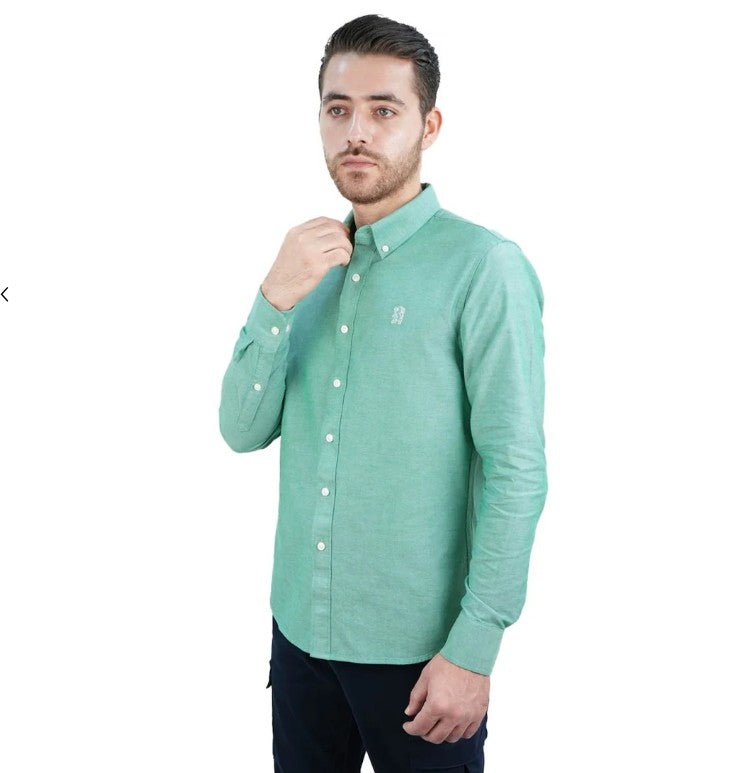 Men's Lion Cotton Oxford Shirt