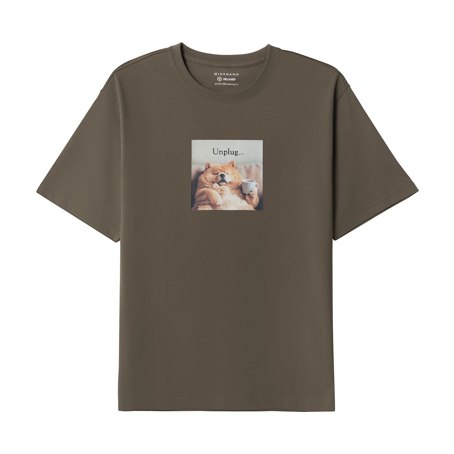 Men’S Graphic Print Cotton Jersey Tee – Relaxed Fit