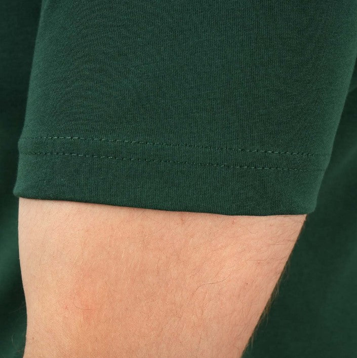 Men's Cotton Crewneck Tee With Signature Print