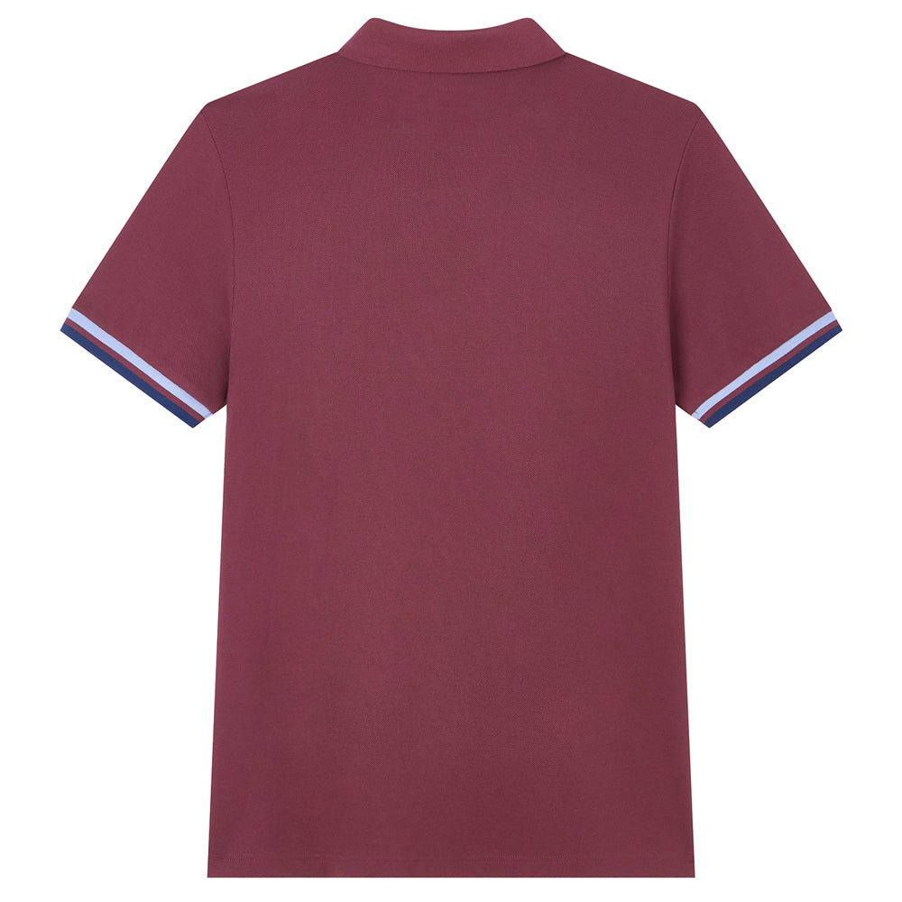 Men's Cotton Slim Performance Polo With Small Lion Embroidery