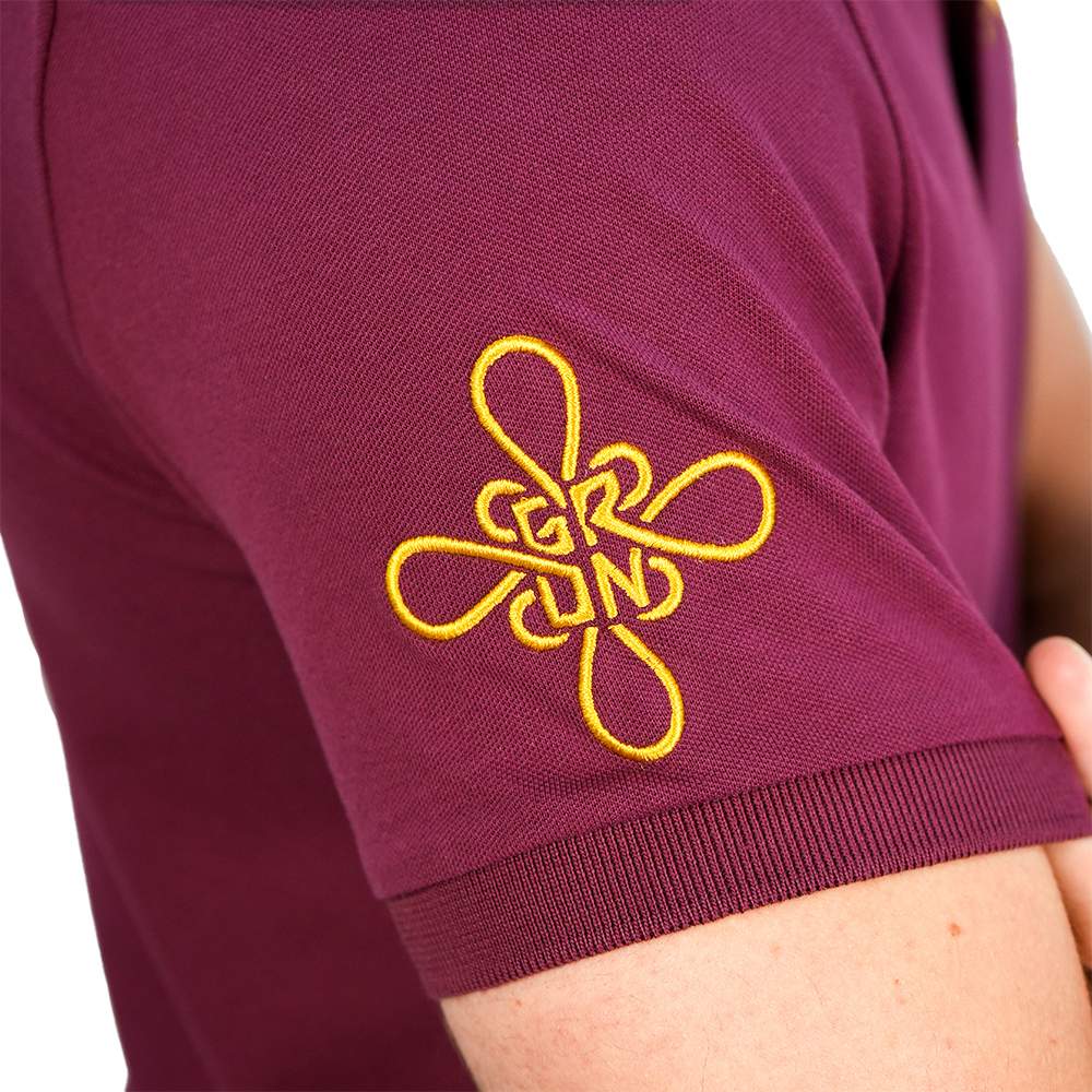 Men's Slim Pique Napoleon Embroidery Polo