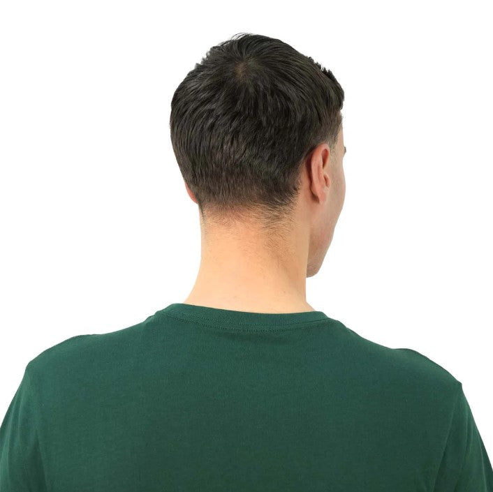 Men's Cotton Crewneck Tee With Signature Print