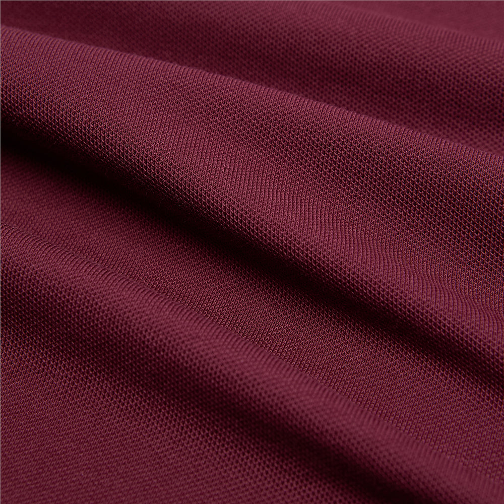 Men’S Slim Pique Polo With Contrast Collar & Signature Embroidery