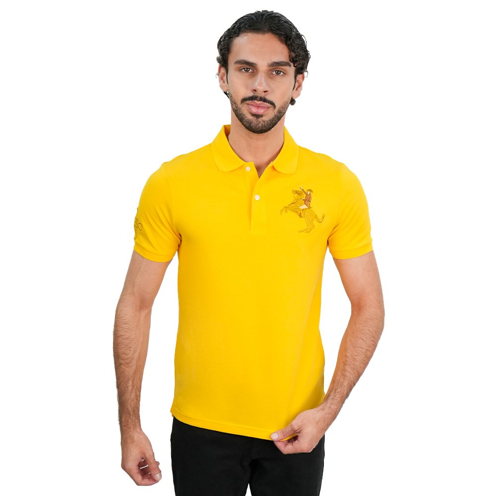 Men's Slim Pique Napoleon Embroidery Polo