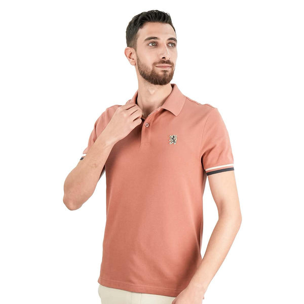 Men's Performance Polo: Classic Piqué, Tipped Collar, Embroidered Detail